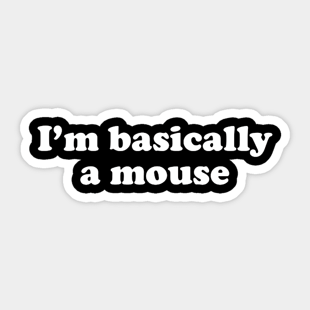 Funny Mouse Gift Sticker by JKFDesigns